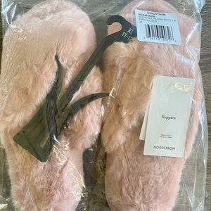 Nordstrom slippers for comfort and coziness.
